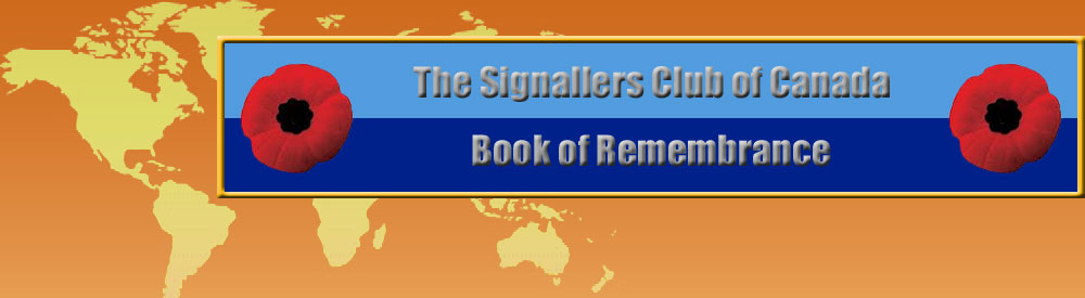 Sigs Club Book of Remembrance (Honour Roll)